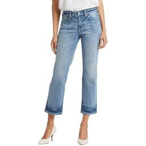NYDJ Marilyn Straight Ankle Jeans Lift Tuck Stretch Women's 4 Torrent Peak NWT
